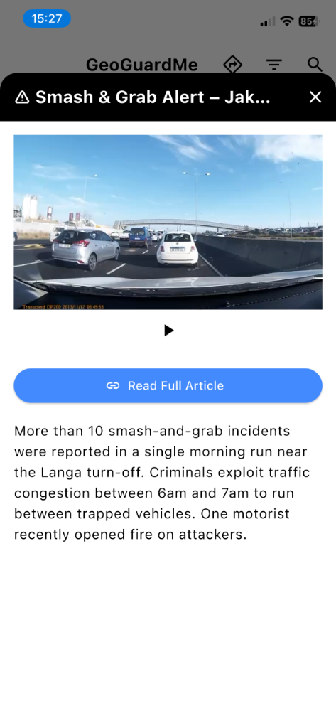 Verified Incident Video Alert
